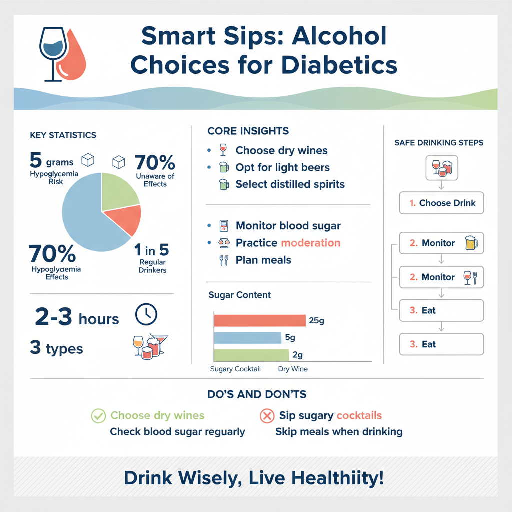 best alcoholic drink for diabetics - Data Infographic and Statistics