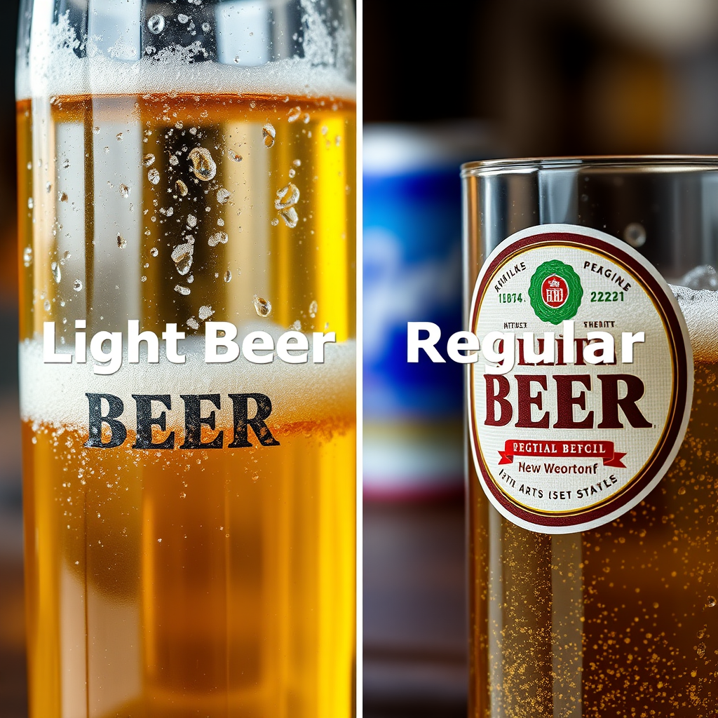Light Beers vs. Regular Beers - best alcoholic drinks for diabetics
