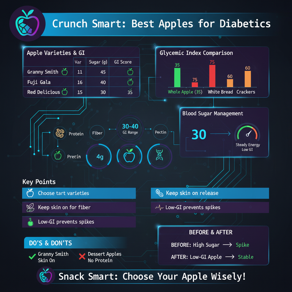 best apples for diabetics - Data Infographic and Statistics