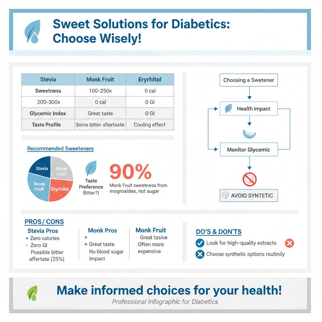 best artificial sweetener for diabetics - Data Infographic and Statistics