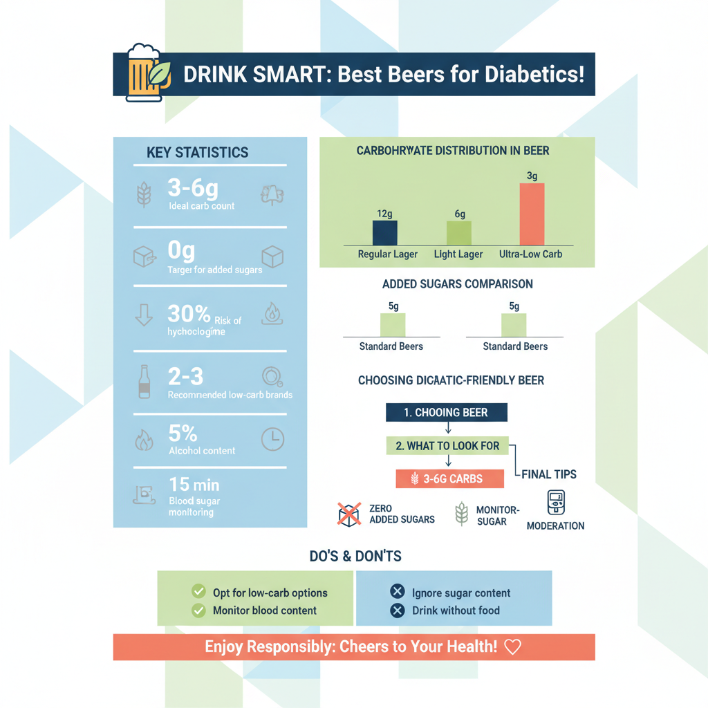 best beer for diabetics - Data Infographic and Statistics