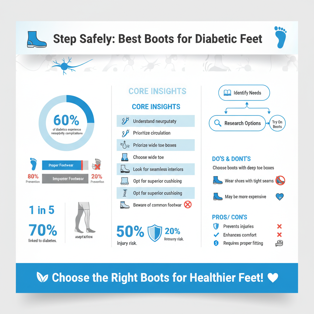 best boots for diabetics with neuropathy - Data Infographic and Statistics