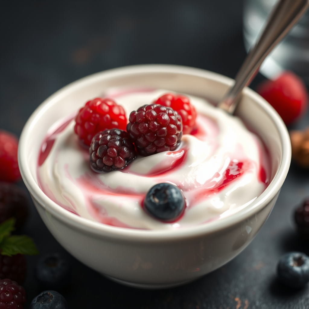 Greek Yogurt with Berries - best breakfast for diabetics