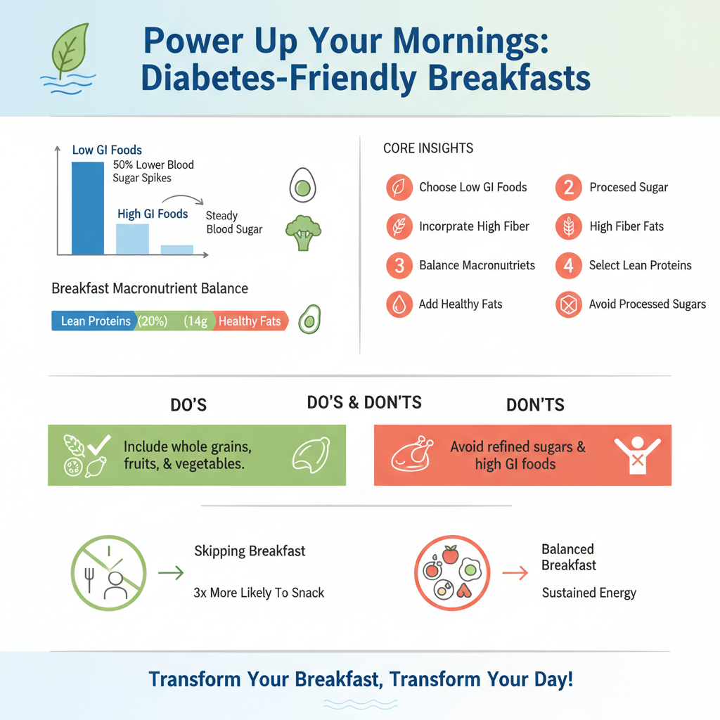 Infographic: High-Protein Power-Ups for Stability best breakfast for type 2 diabetes - Data Infographic and Statistics