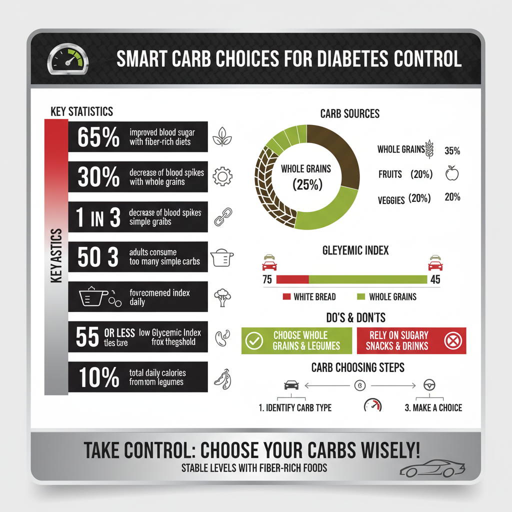 best carbs for diabetics - Data Infographic and Statistics