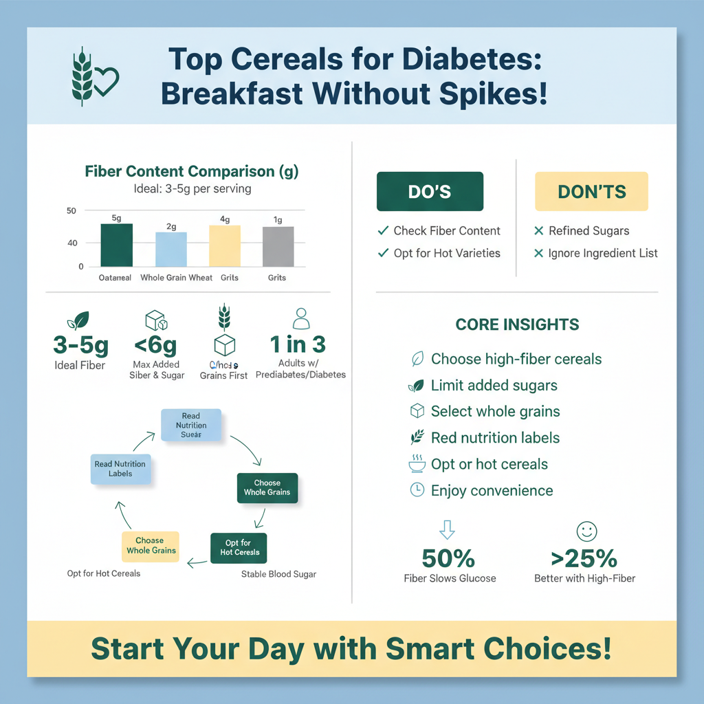 best cereal for diabetes type 2 - Data Infographic and Statistics