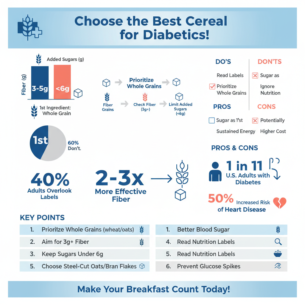 best cereal for diabetics - Data Infographic and Statistics