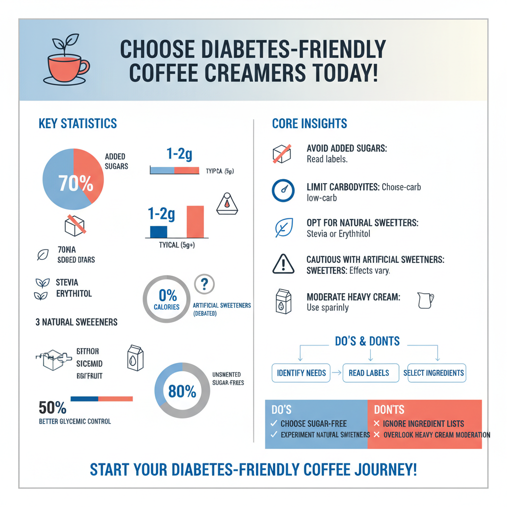 best coffee creamer for diabetics - Data Infographic and Statistics