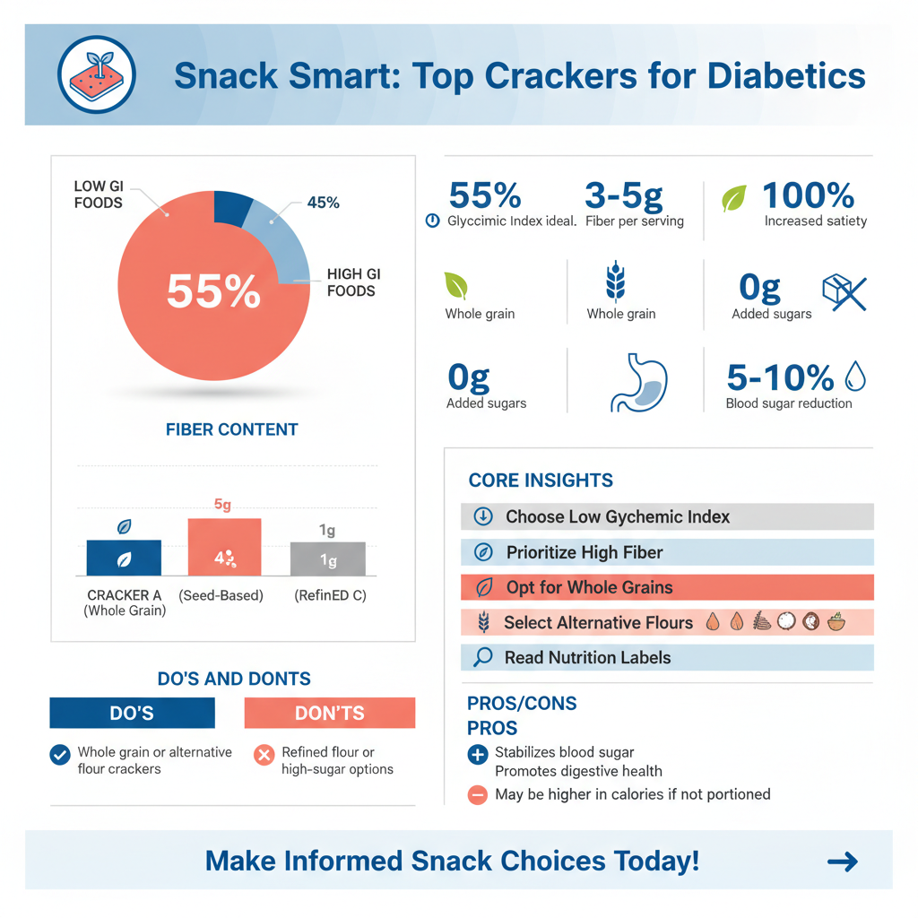 best crackers for diabetics - Data Infographic and Statistics