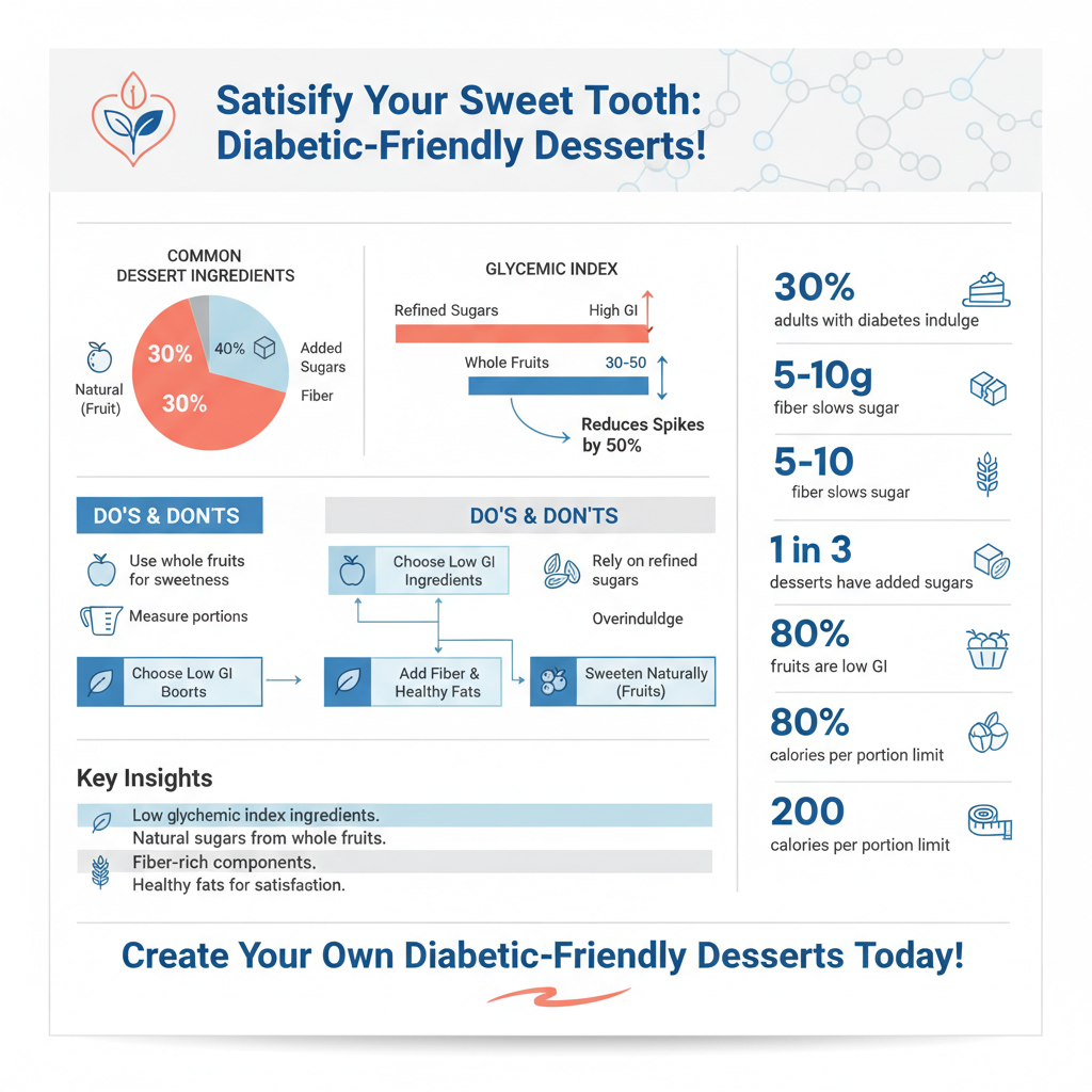 best dessert for diabetics - Data Infographic and Statistics