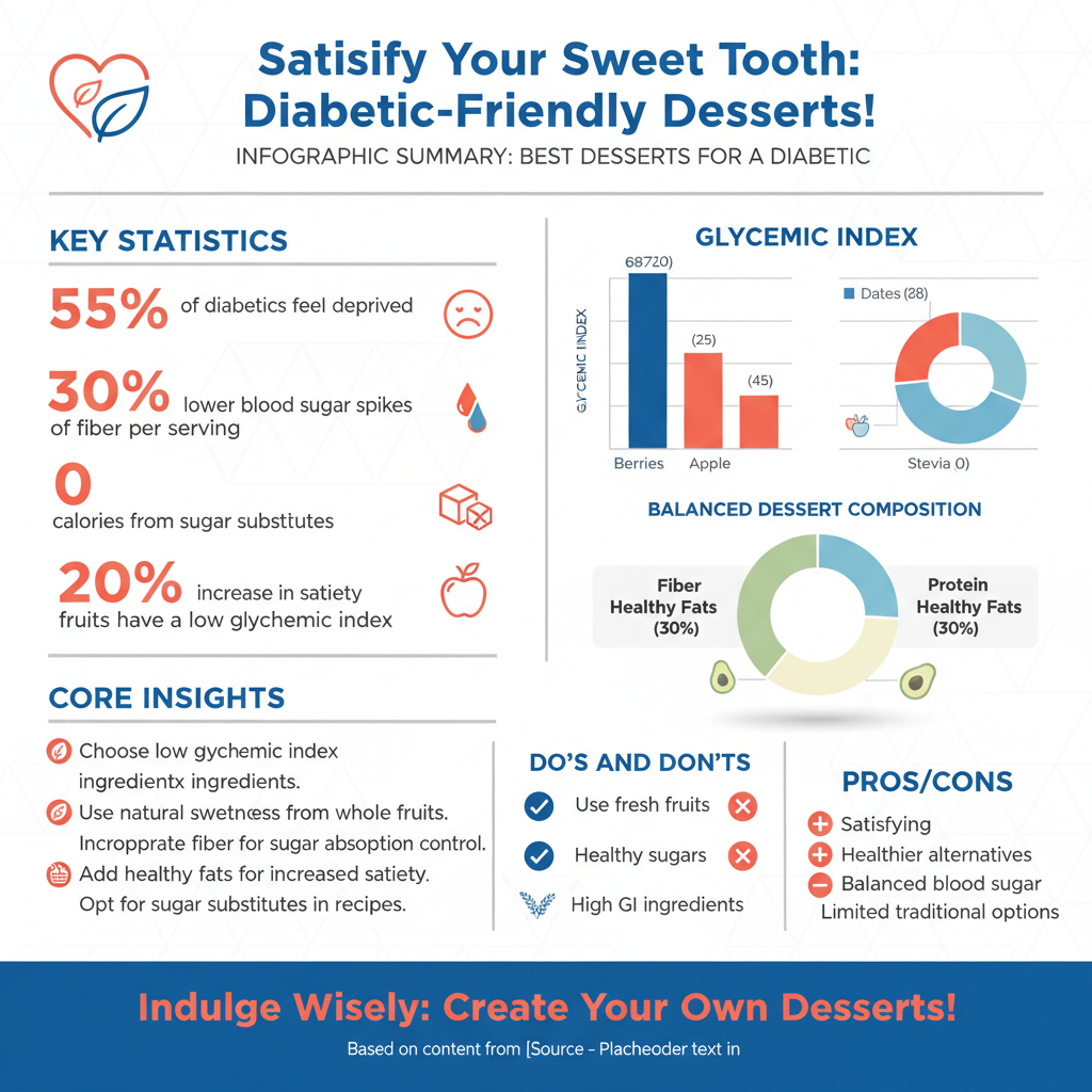 best desserts for a diabetic - Data Infographic and Statistics