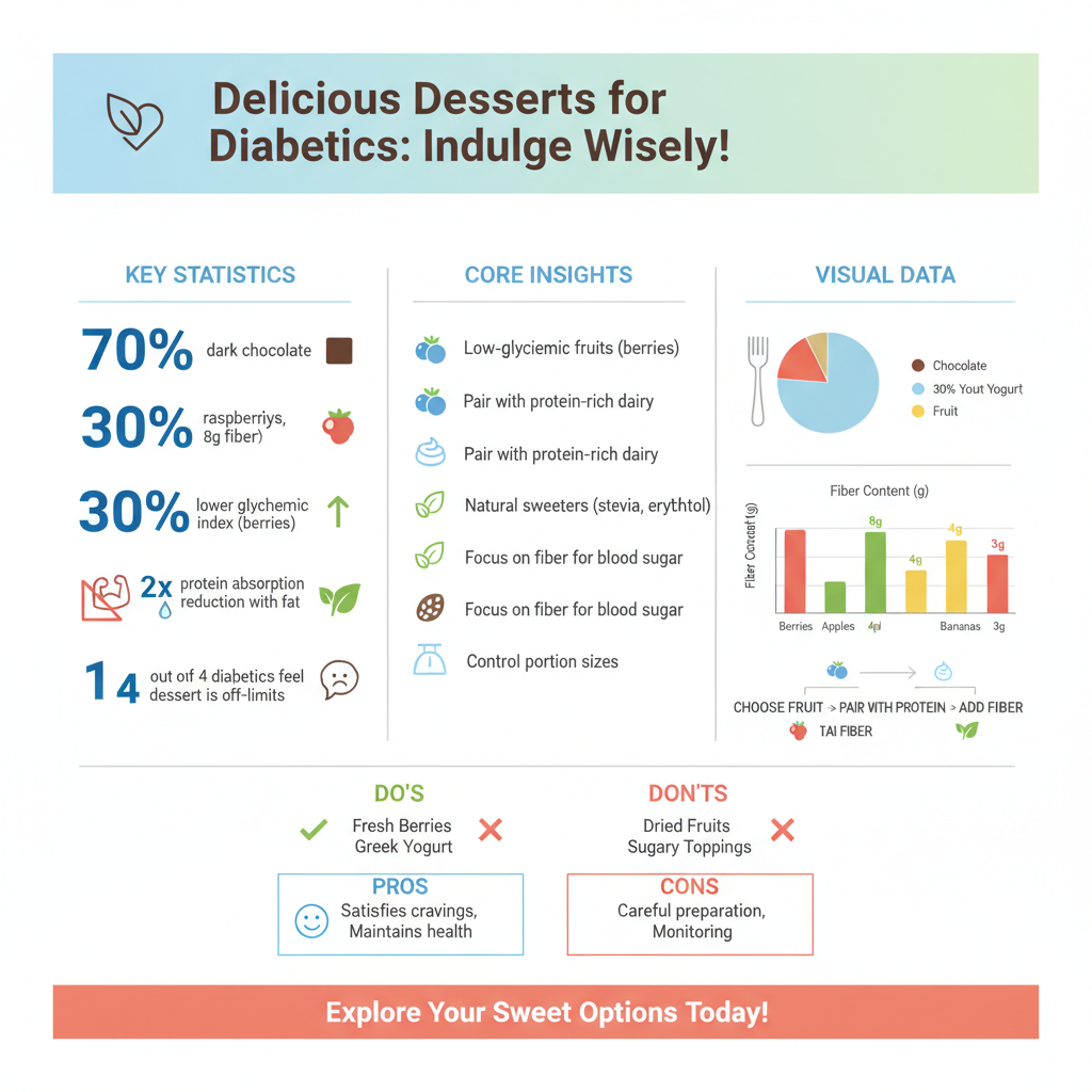best desserts for diabetics - Data Infographic and Statistics