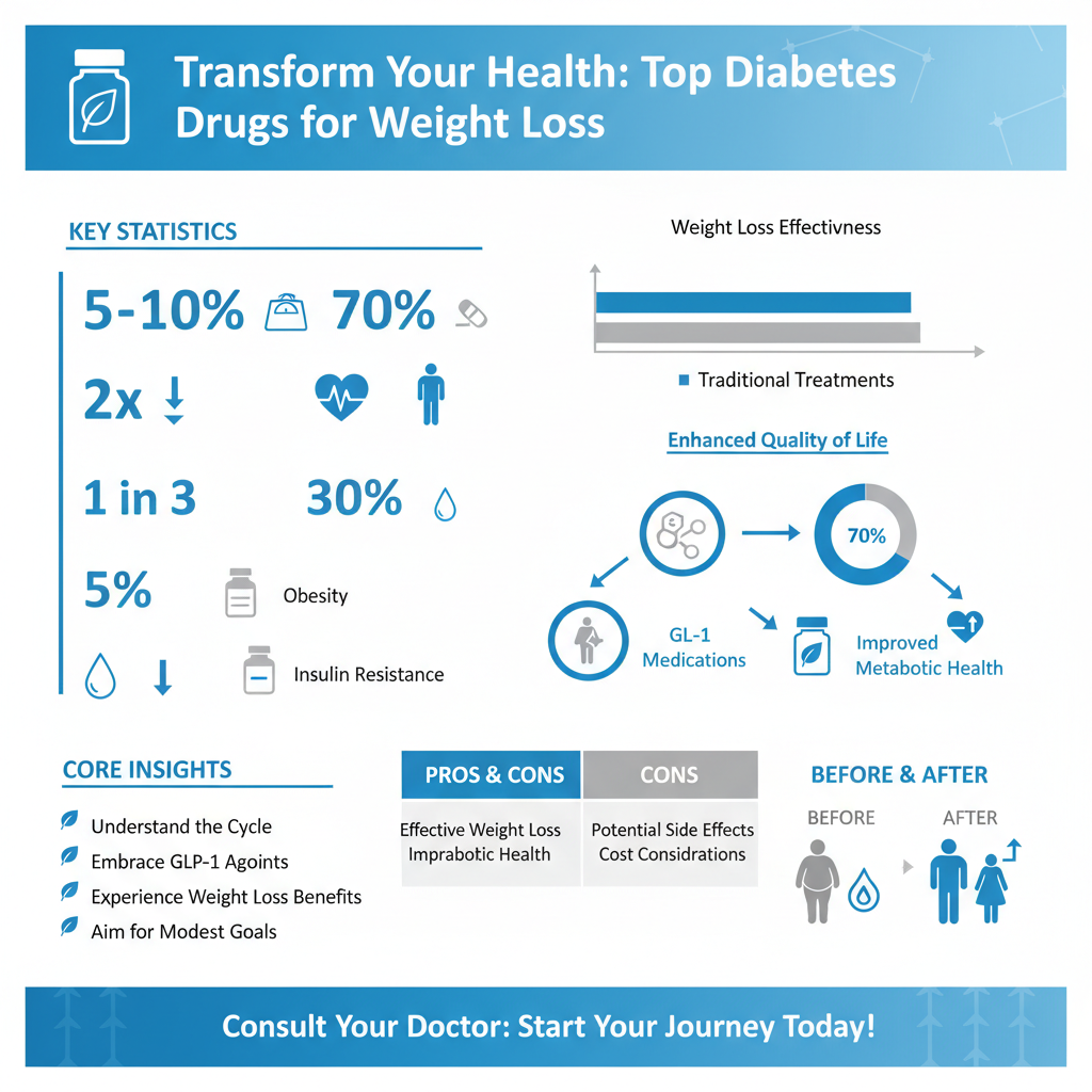 best diabetes drugs for weight loss - Data Infographic and Statistics