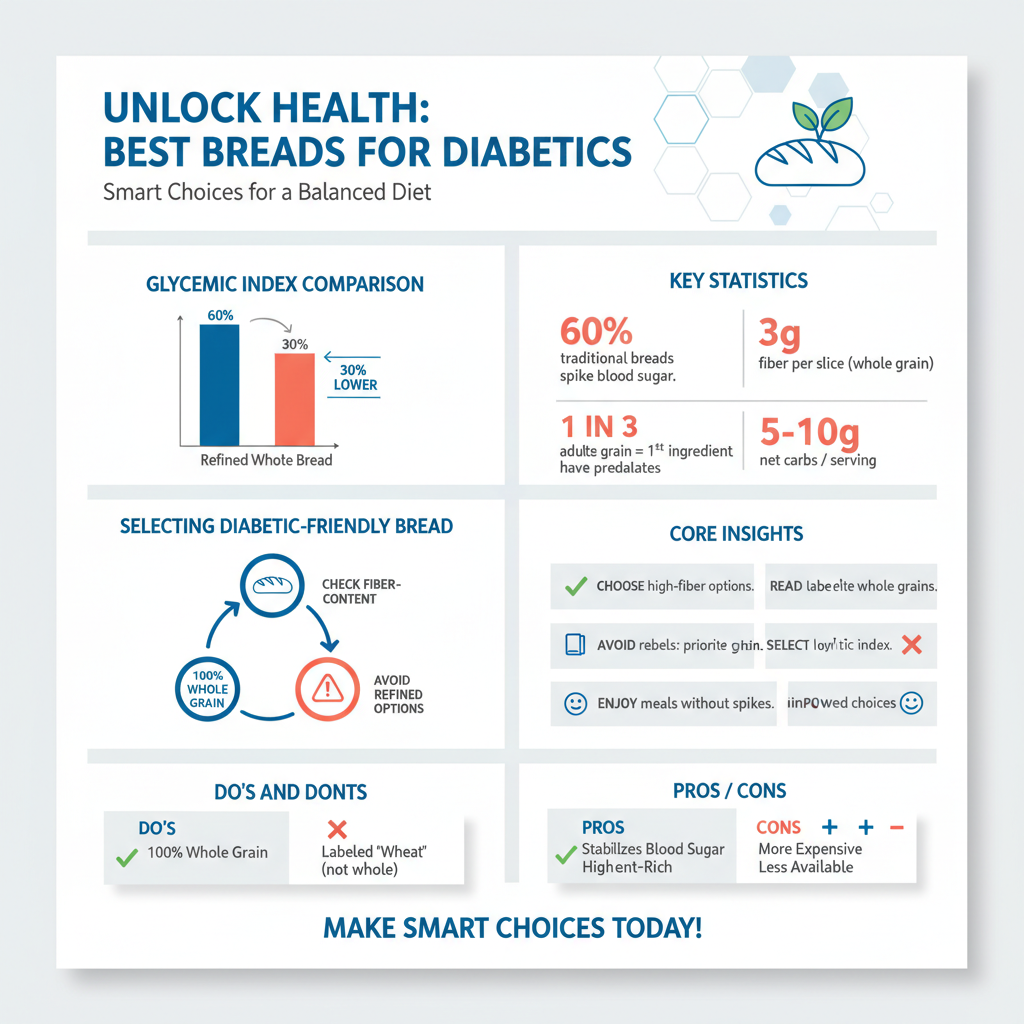 best diabetic bread - Data Infographic and Statistics