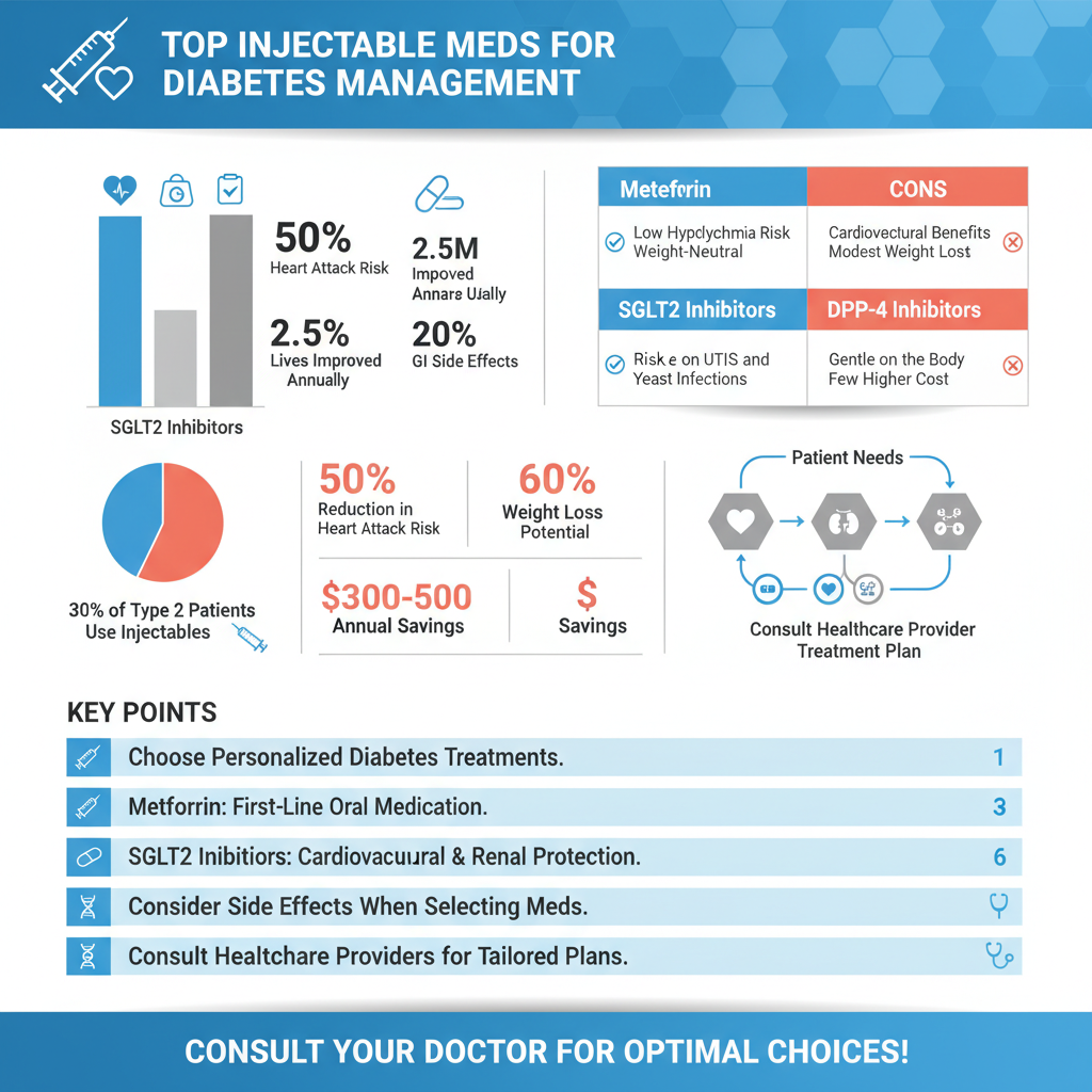 best diabetic meds - Data Infographic and Statistics