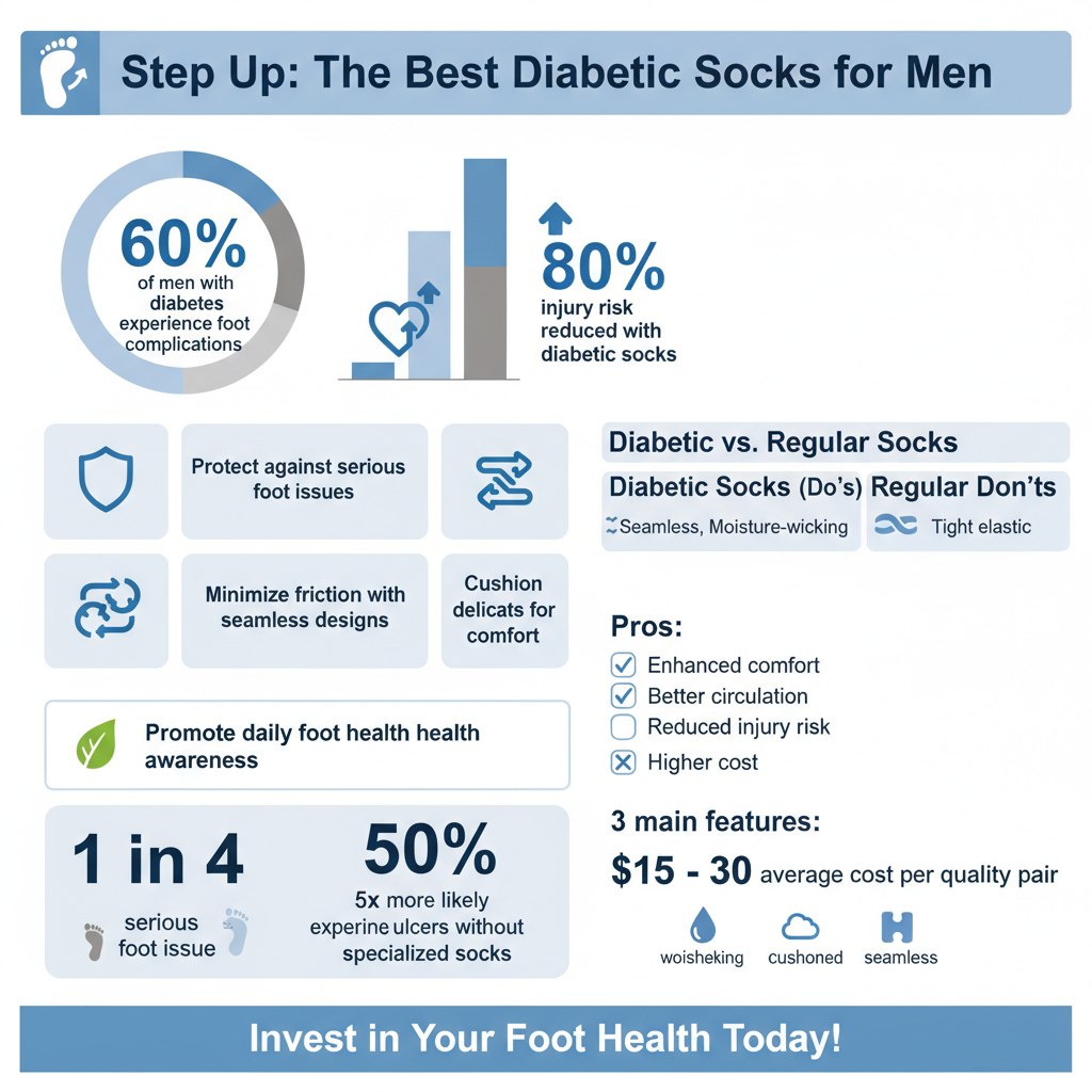 best diabetic socks for men - Data Infographic and Statistics