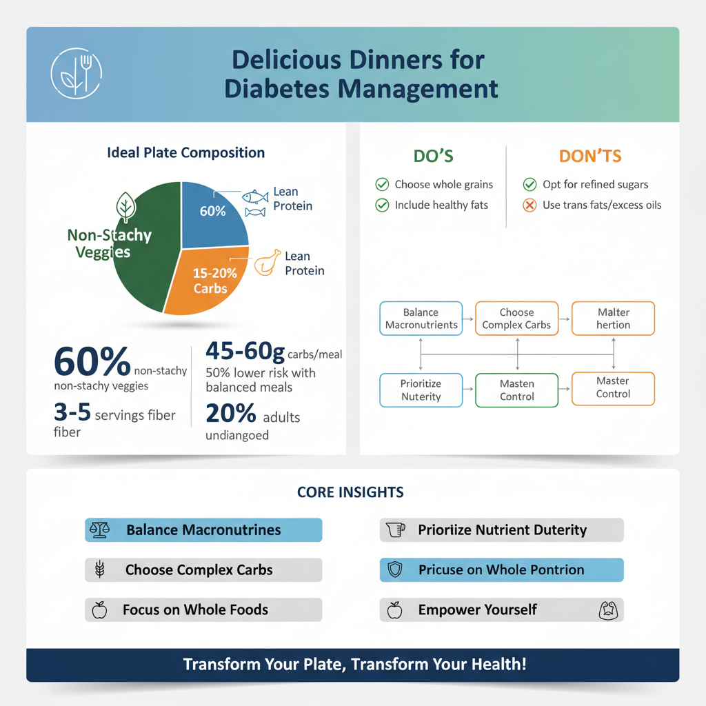 best dinner for diabetics - Data Infographic and Statistics