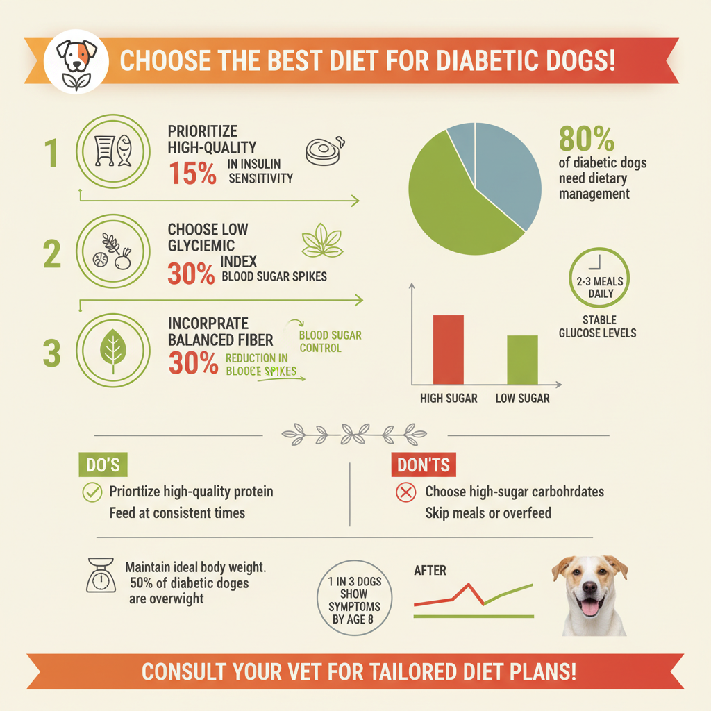 best dog food diabetes - Data Infographic and Statistics