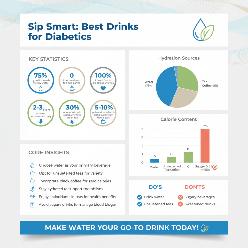 best drinks for diabetic - Data Infographic and Statistics