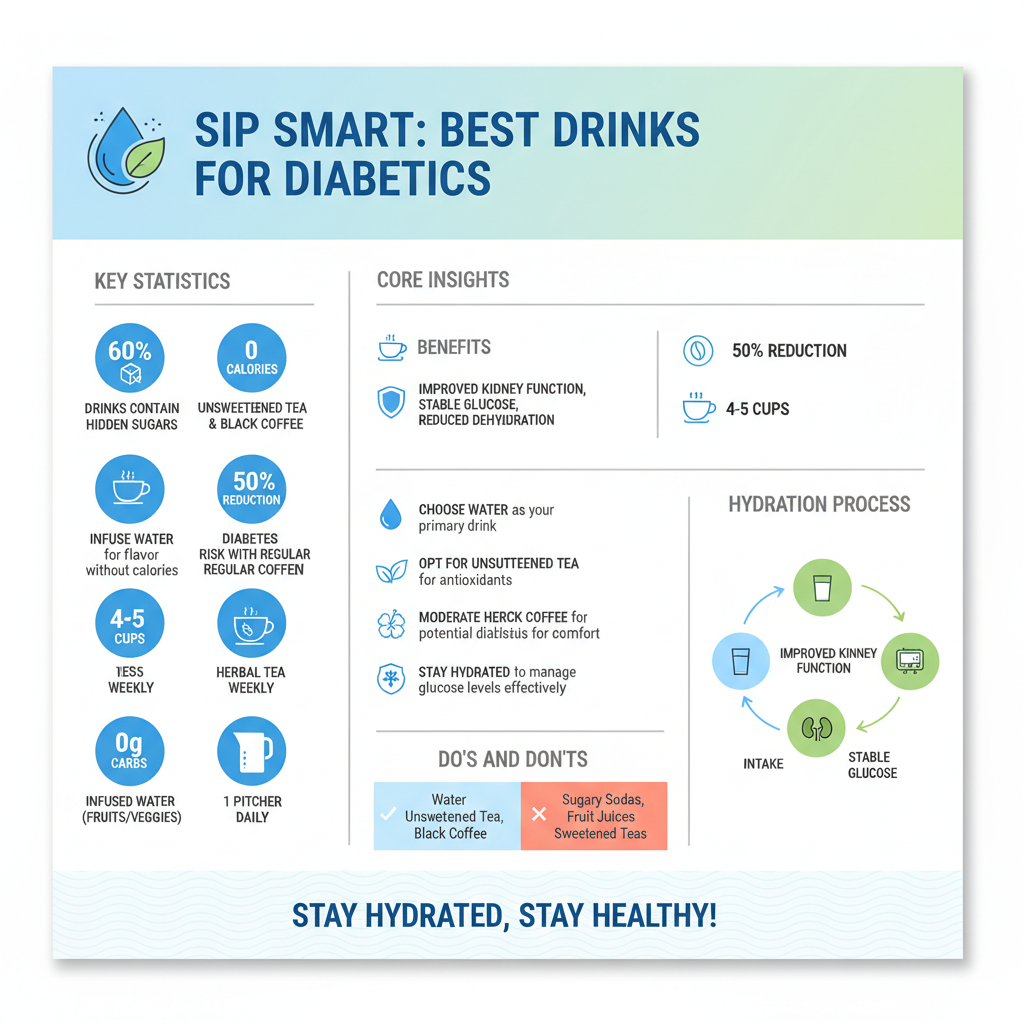 best drinks for diabetics - Data Infographic and Statistics