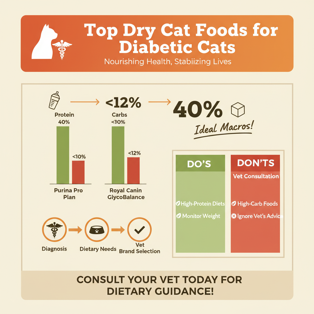 best dry cat food for diabetic cats - Data Infographic and Statistics