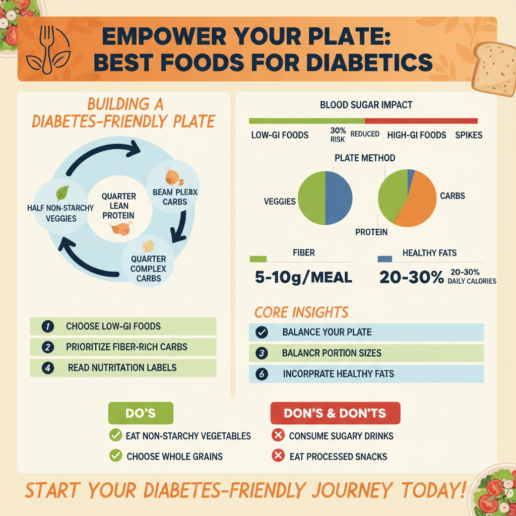 best food for diabetic - Data Infographic and Statistics