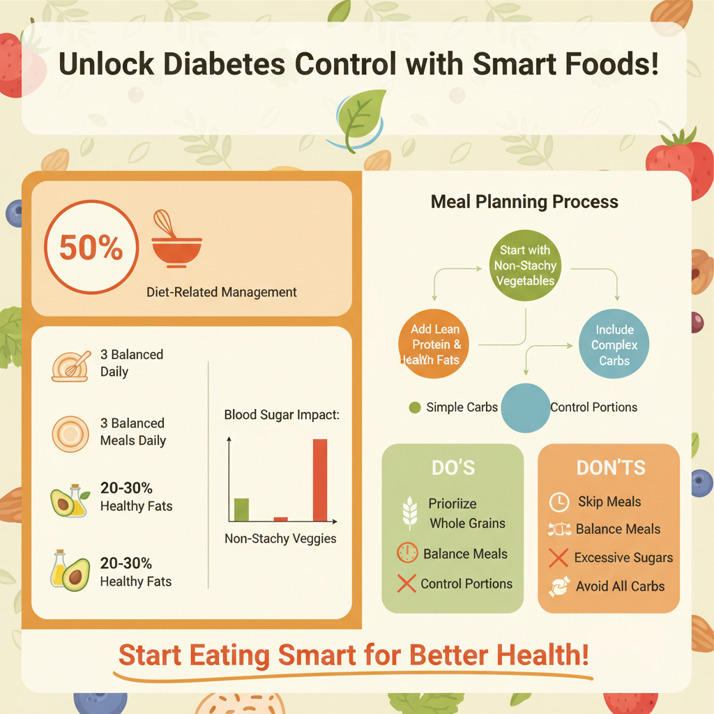 best foods for diabetes - Data Infographic and Statistics