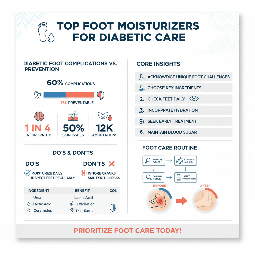 best foot moisturizer for diabetics - Data Infographic and Statistics