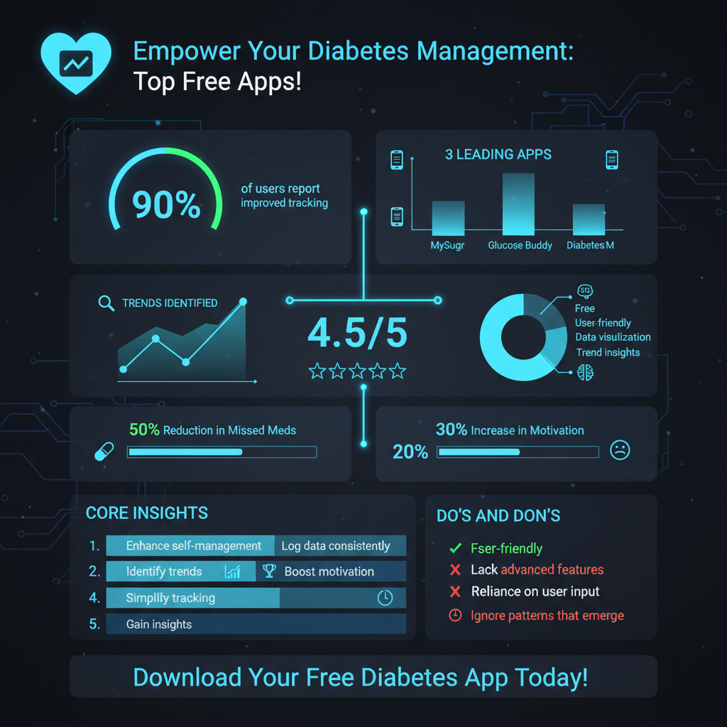 best free diabetes app for android - Data Infographic and Statistics