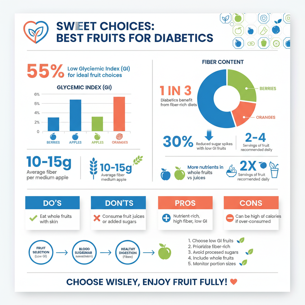 best fruits for diabetic - Data Infographic and Statistics