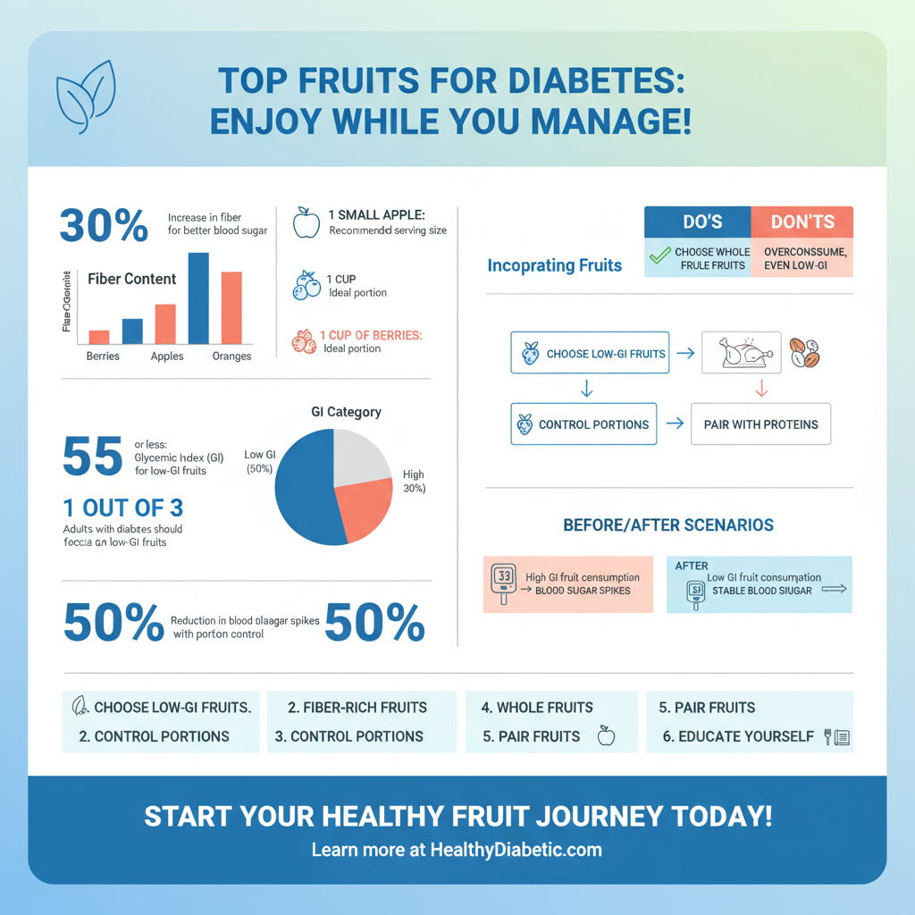 best fruits for diabetics to eat - Data Infographic and Statistics