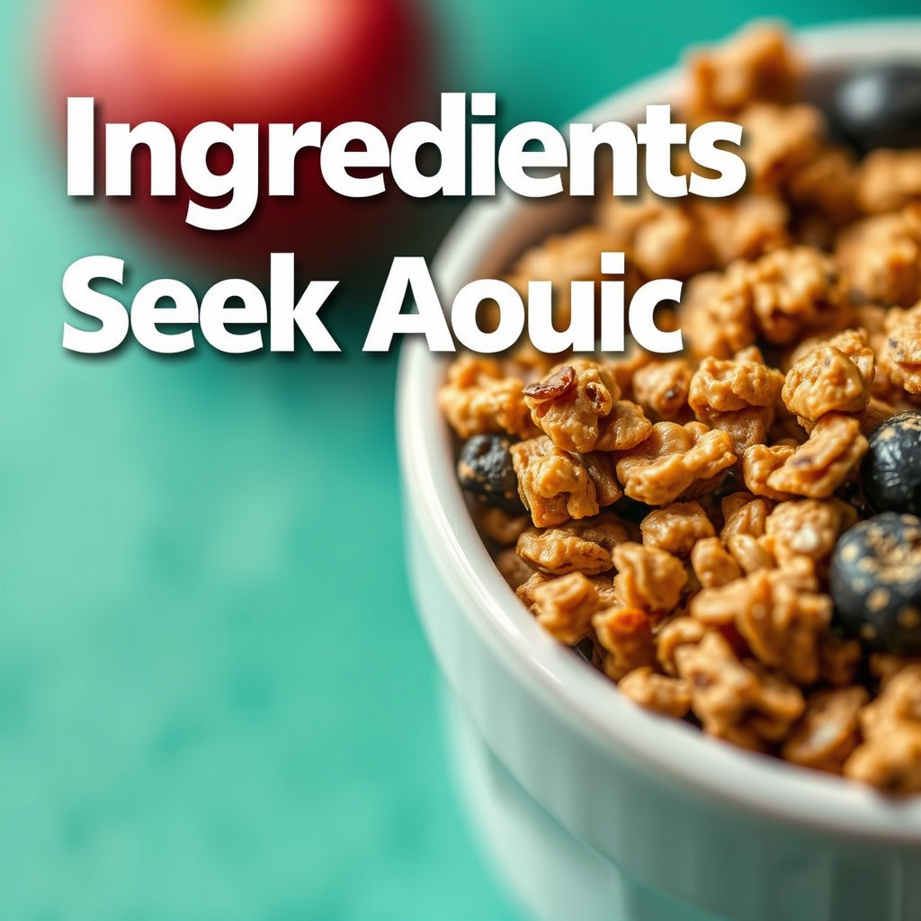 Ingredients to Seek Out and Avoid - best granola for diabetics