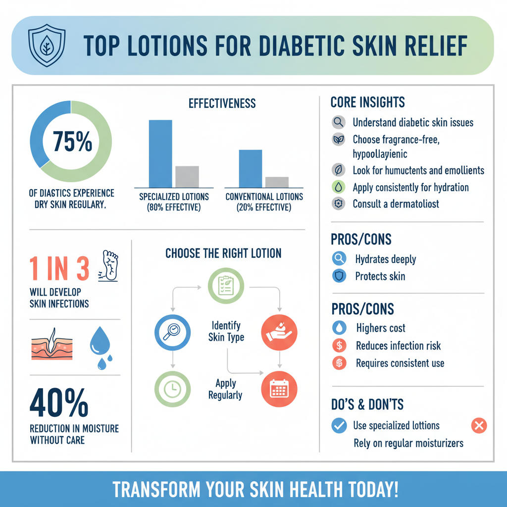 Infographic: Key Ingredients Your Lotion Needs best lotion for diabetic dry skin - Data Infographic and Statistics