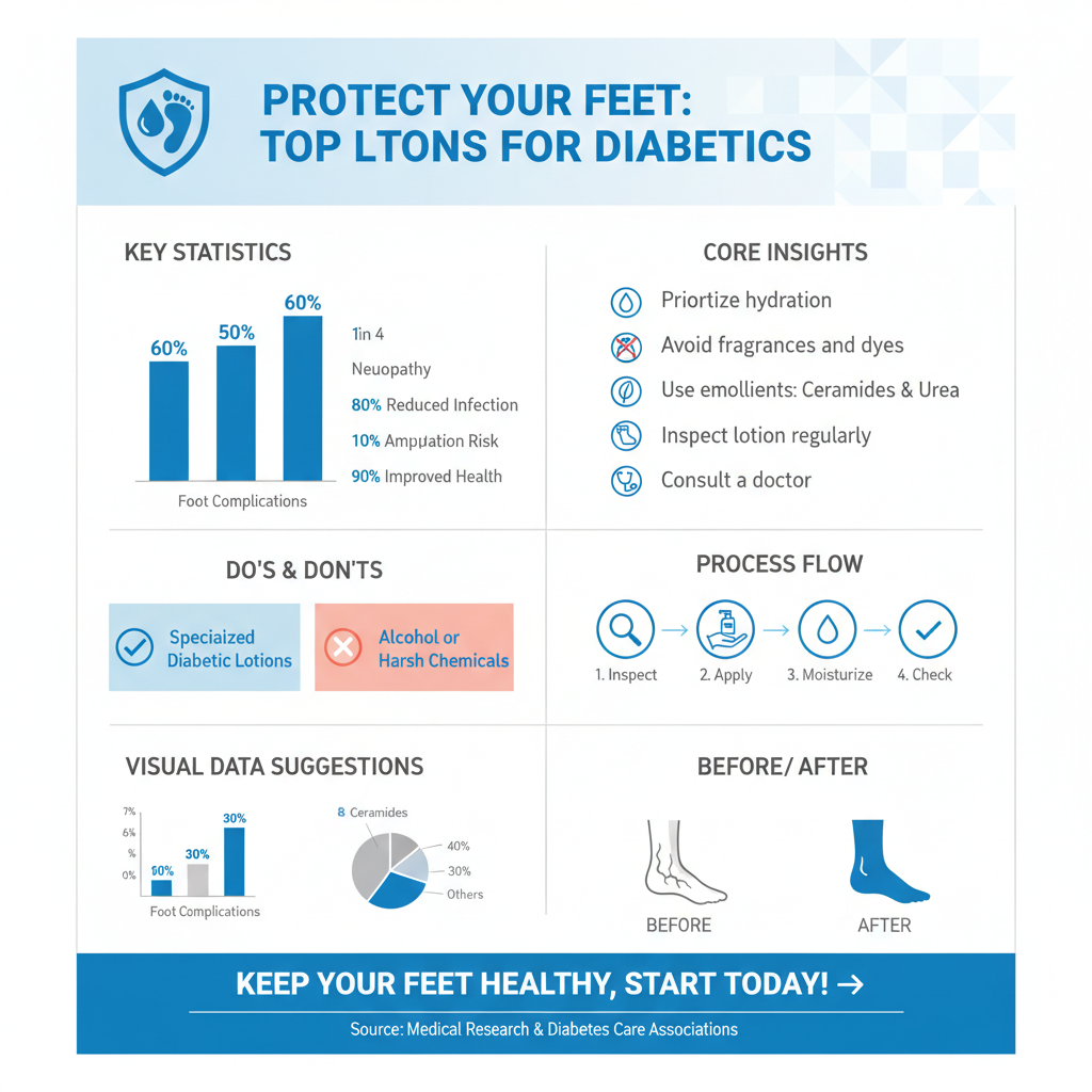 best lotion for diabetics feet - Data Infographic and Statistics