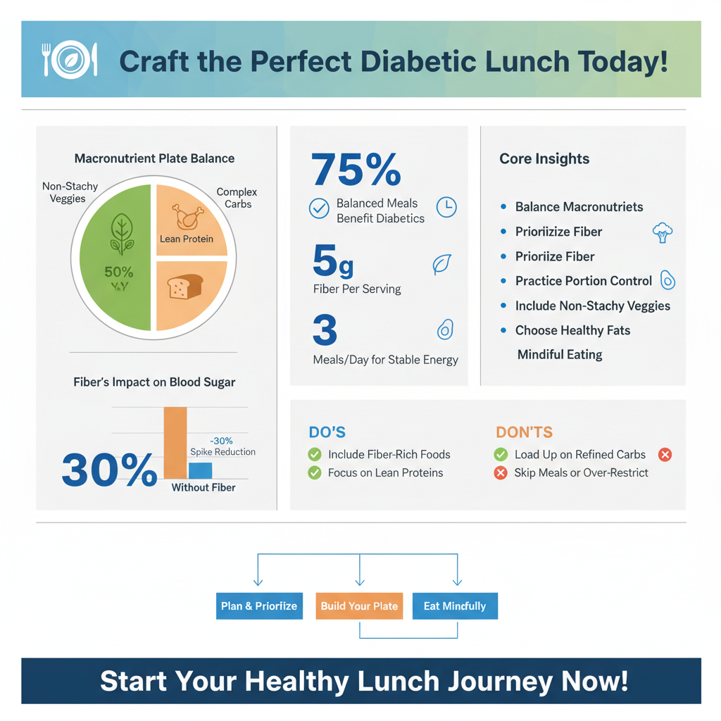 Infographic: Delicious & Easy Lunch Ideas at Home best lunch for diabetics - Data Infographic and Statistics