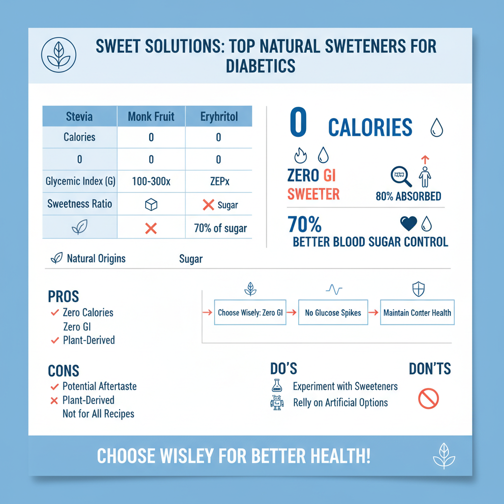 best natural sweetener for diabetics - Data Infographic and Statistics