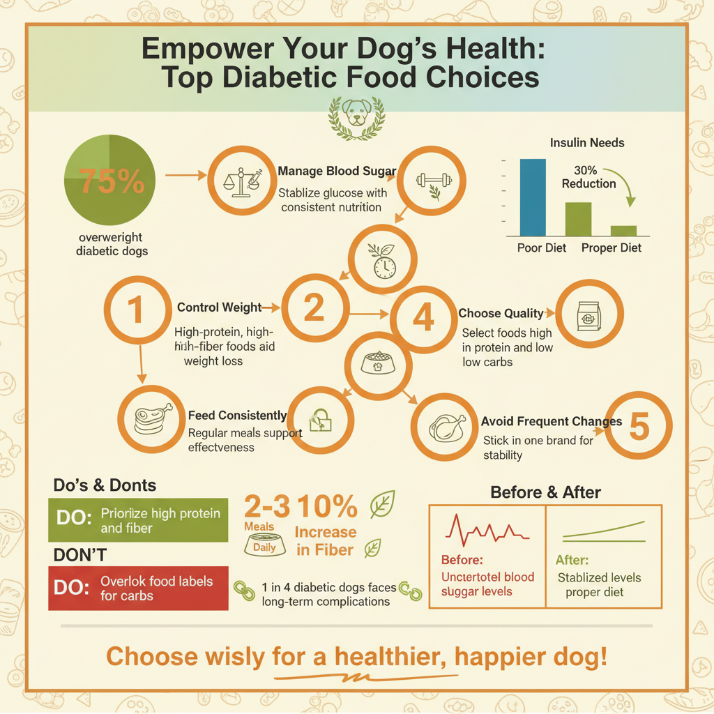 best non prescription diabetic dog food - Data Infographic and Statistics