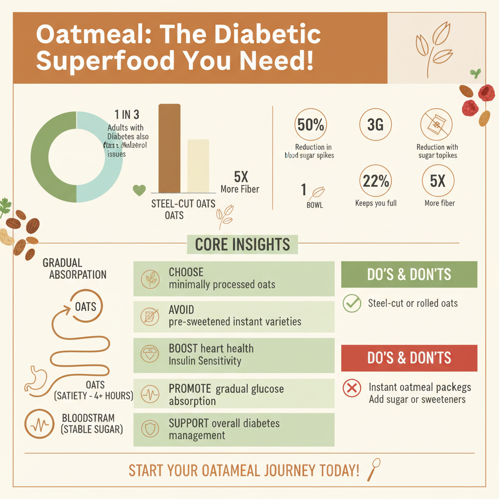 best oatmeal for diabetics - Data Infographic and Statistics