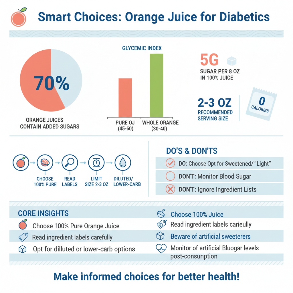 best orange juice for diabetics - Data Infographic and Statistics