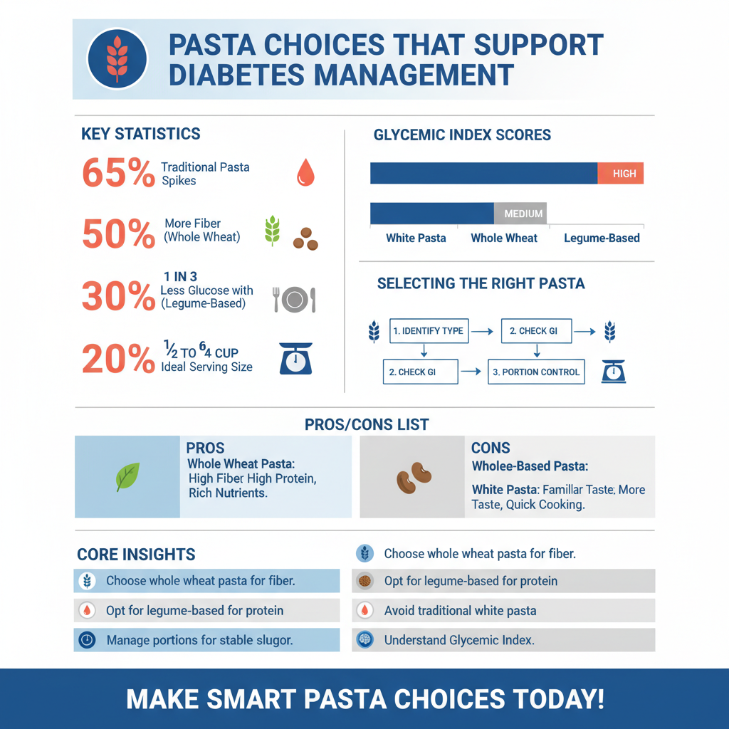 Infographic: Top Pasta Choices for Diabetes Management best pasta diabetes - Data Infographic and Statistics