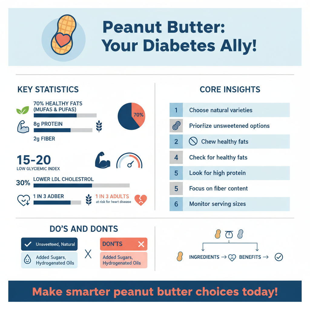 best peanut butter for diabetics - Data Infographic and Statistics