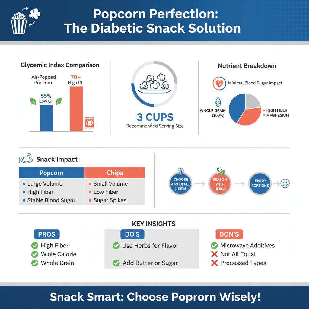 best popcorn for diabetics - Data Infographic and Statistics