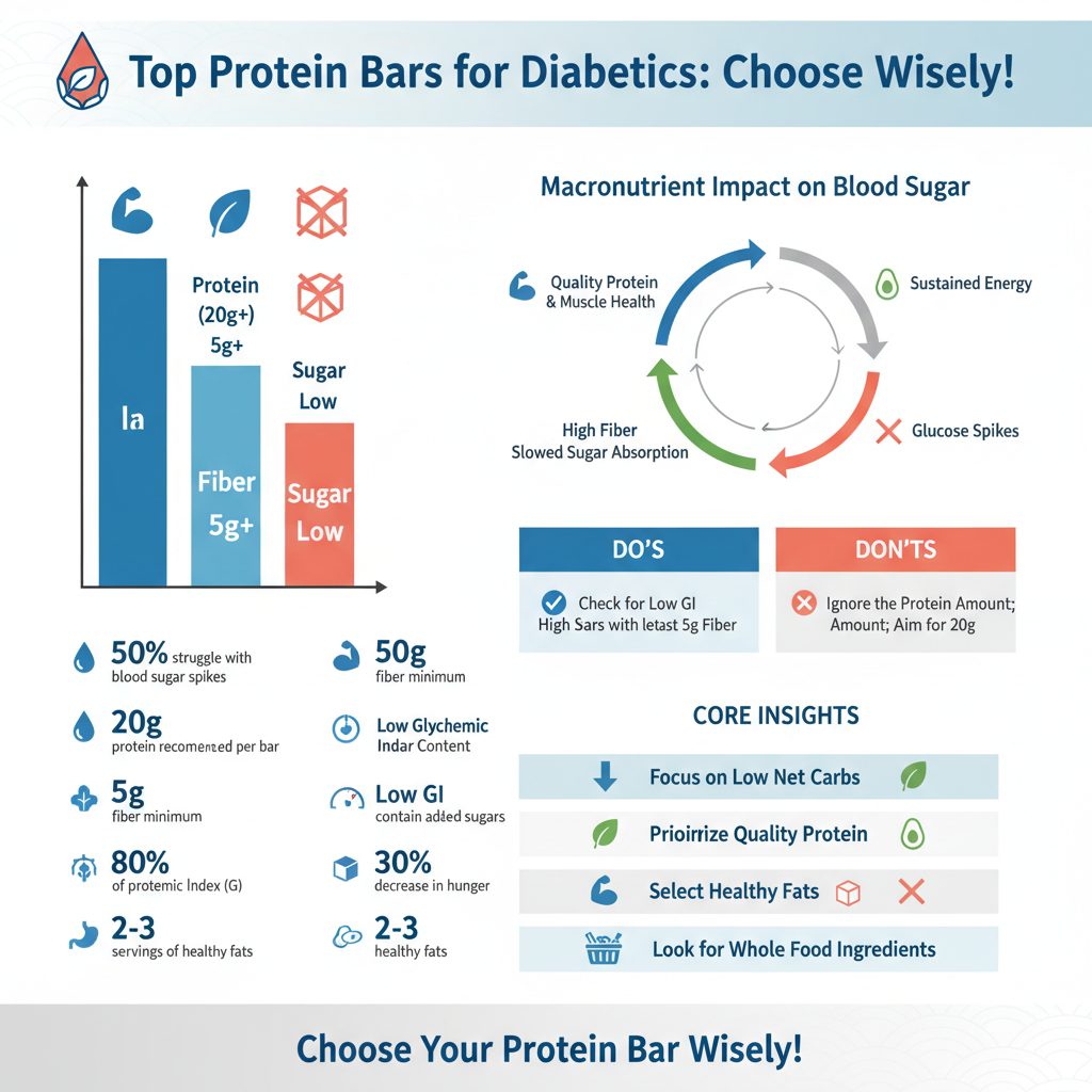 best protein bar for diabetics - Data Infographic and Statistics