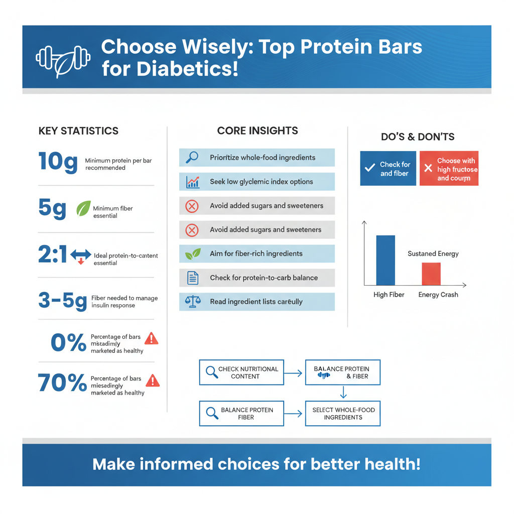 best protein bars for diabetics - Data Infographic and Statistics