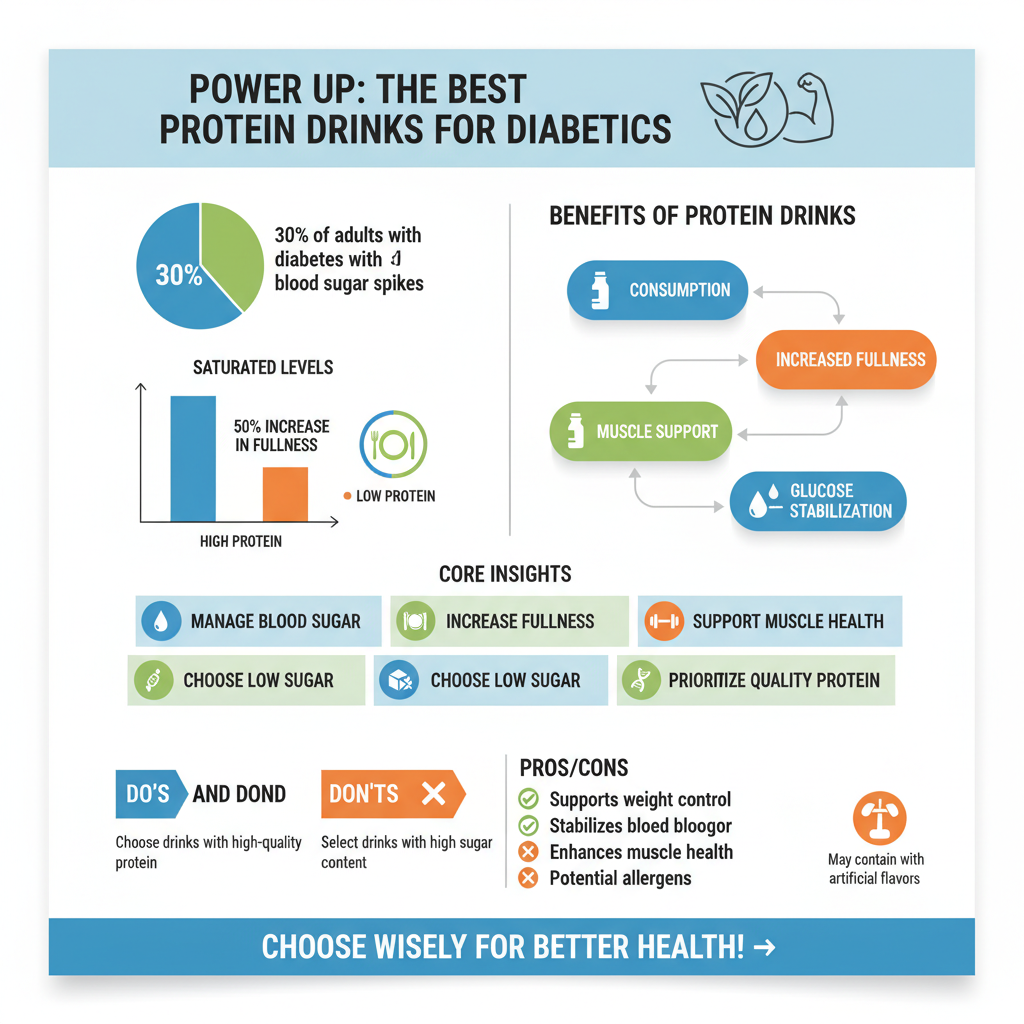 best protein drink for diabetic - Data Infographic and Statistics