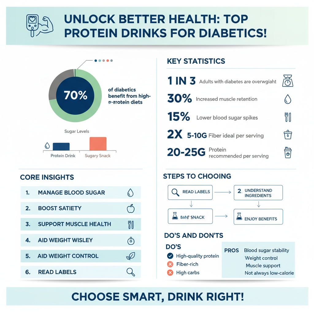 best protein drinks for diabetics - Data Infographic and Statistics