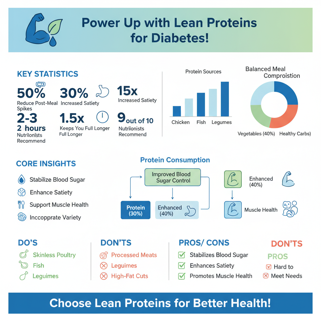 best protein for diabetics - Data Infographic and Statistics