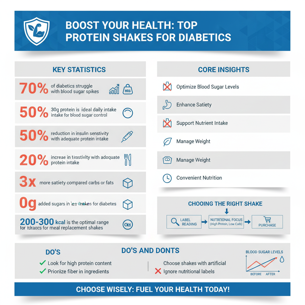best protein shakes for diabetics - Data Infographic and Statistics