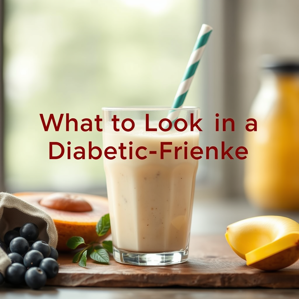 What to Look for in a Diabetic-Friendly Shake - best protein shakes for diabetics to lose weight