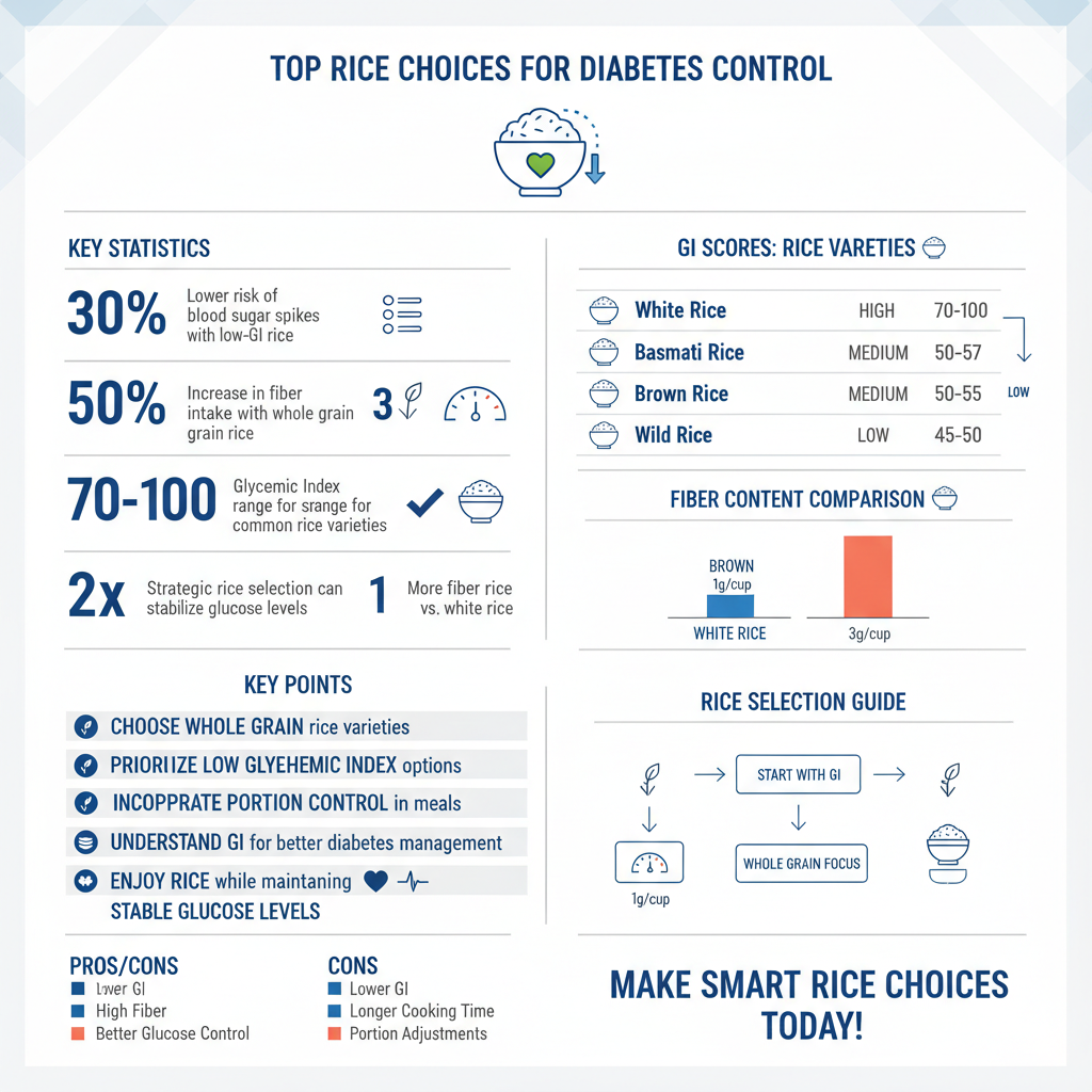 best rice for diabetics - Data Infographic and Statistics
